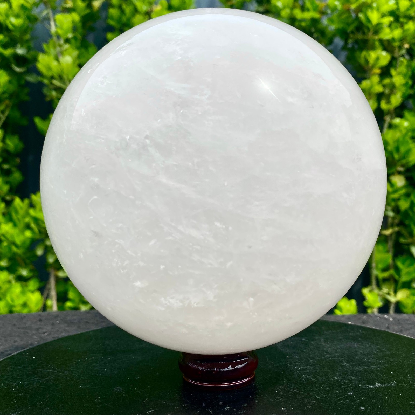 11.9LB  Natural white crystal quartz crystal ball Reiki repair
