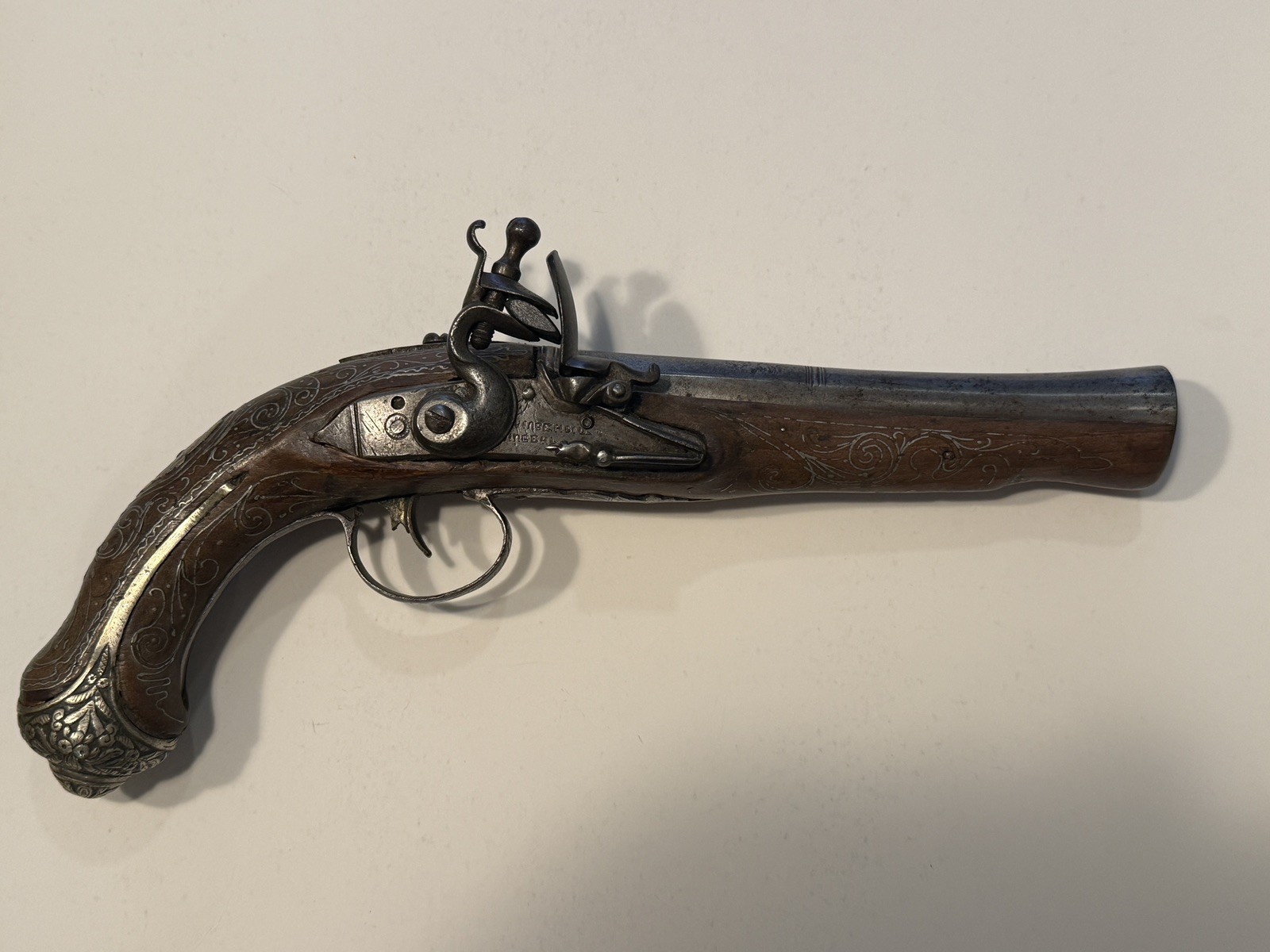 ANTIQUE Ottoman Turkish BLUNDERBUSS Pistol FAGAN ARMS with COA Rare FAGANARMS
