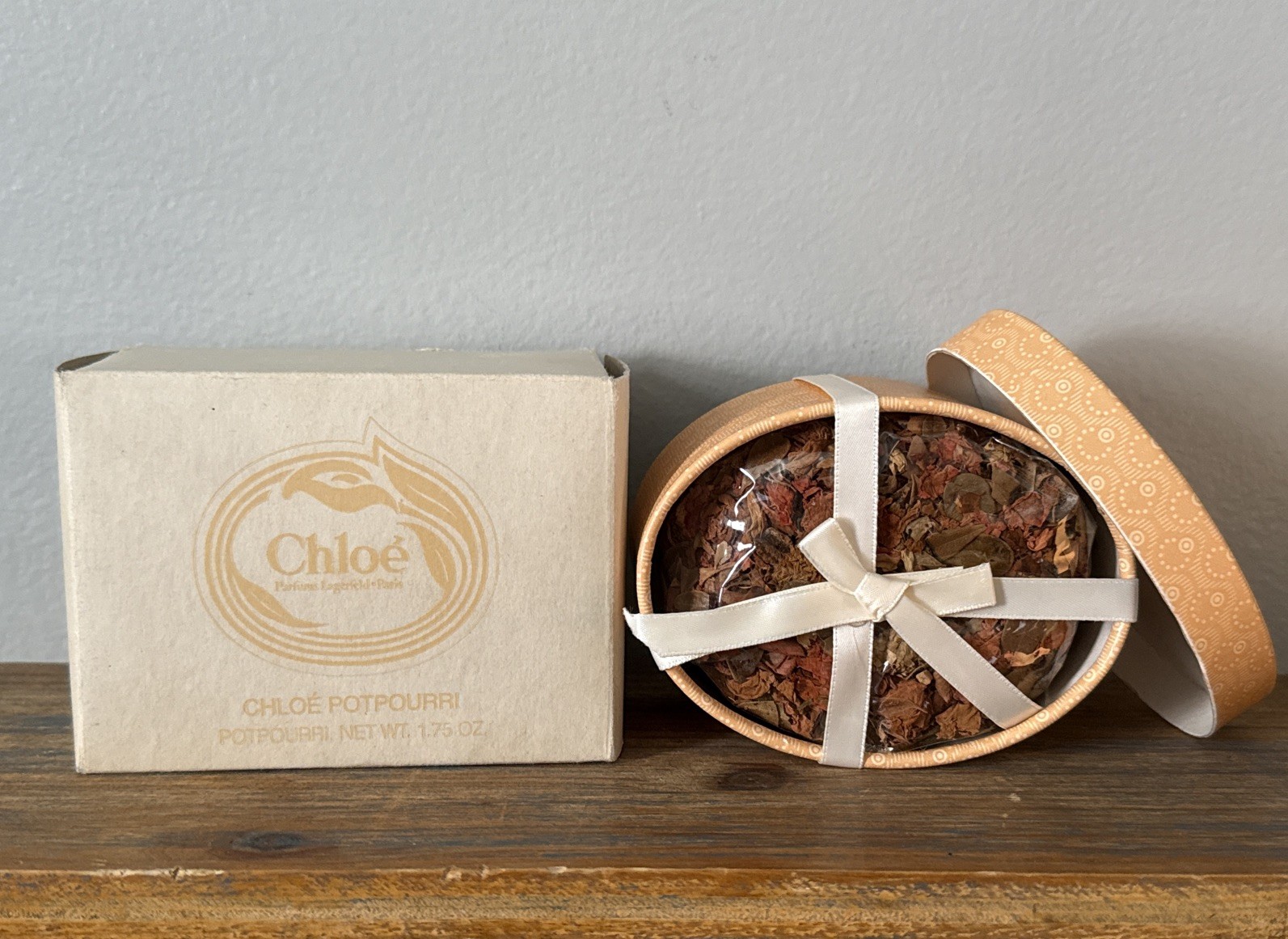 Vintage Chloe Perfume Potpourri Parfums Lagerfeld Paris 1.75 Ounce In Gift Box