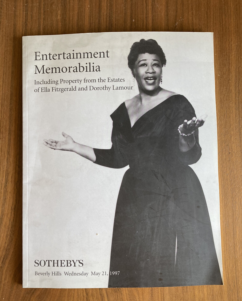 Sotheby\'s Auction Catalog Ella Fitzgerald May 1997