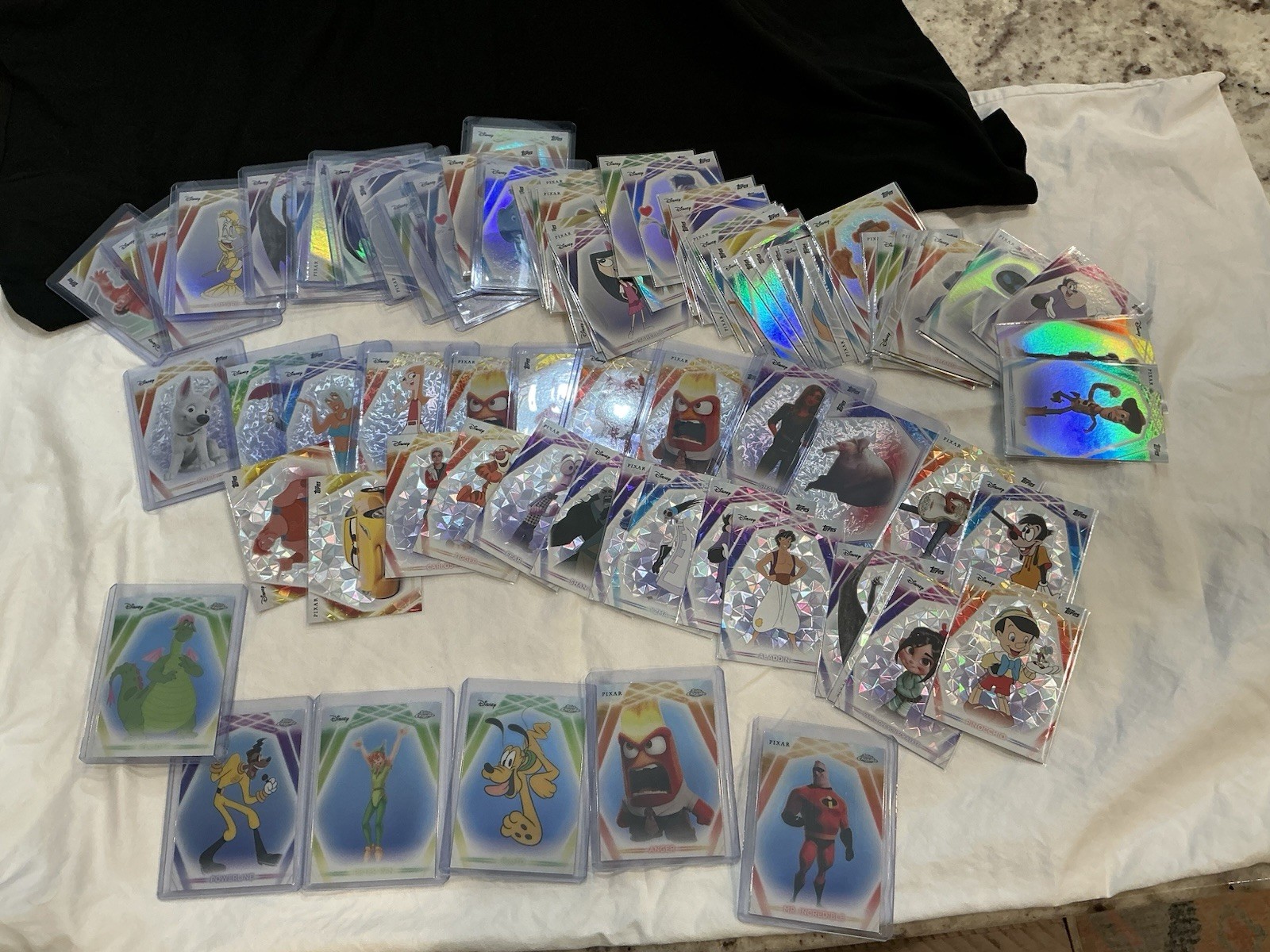 2026 Topps Disney Neon Refractor Lot - 85 Cards