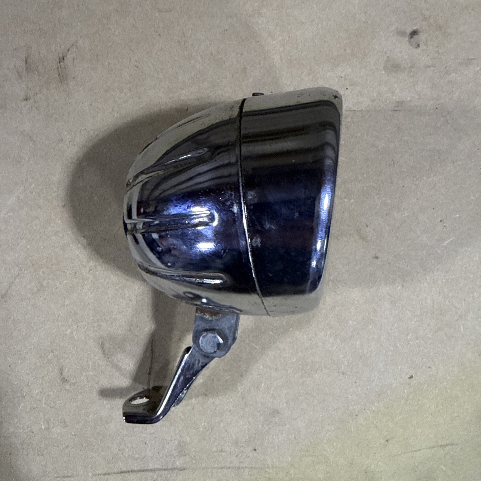 Vintage Schwinn Approved Pumpkin Ball Krate Stingray Bicycle Head Light Early