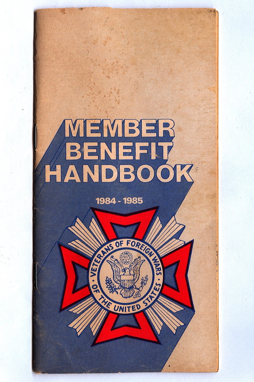 Vintage 1984-1985 VFW MEMBER BENEFIT HANDBOOK Booklet Rare Complete Booklet