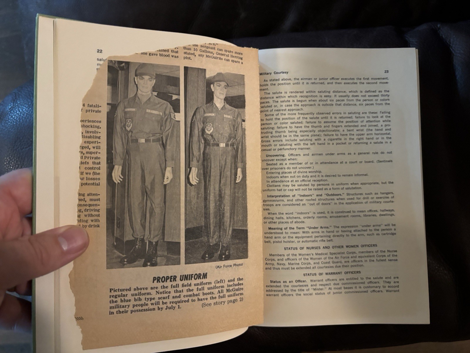 1967-1968 Air Officer’s Guide 18th Edition USAF Military Reference Vietnam Era