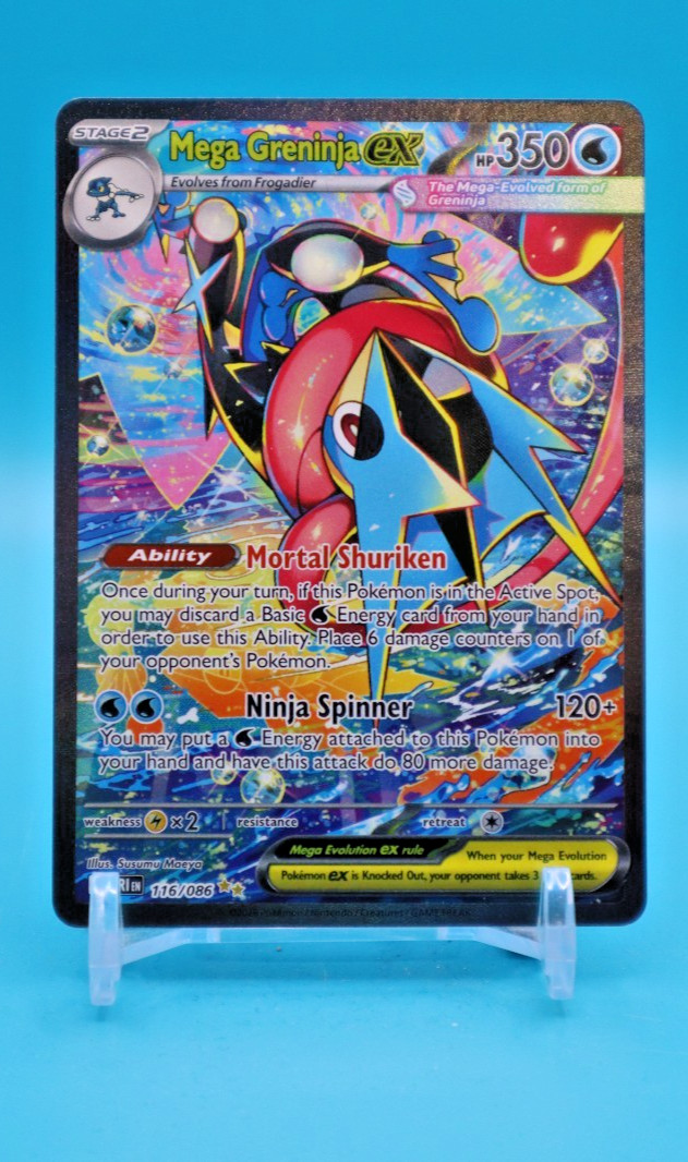 Pokemon TCG: Mega Greninja ex 116/086 ME Chaos Rising SIR - NM