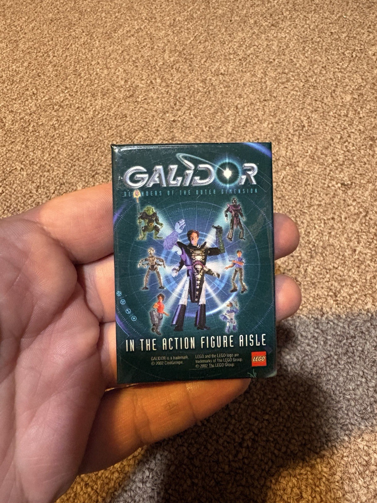 Vintage 2002 Lego Promo Galidor Pin Back Badge Button