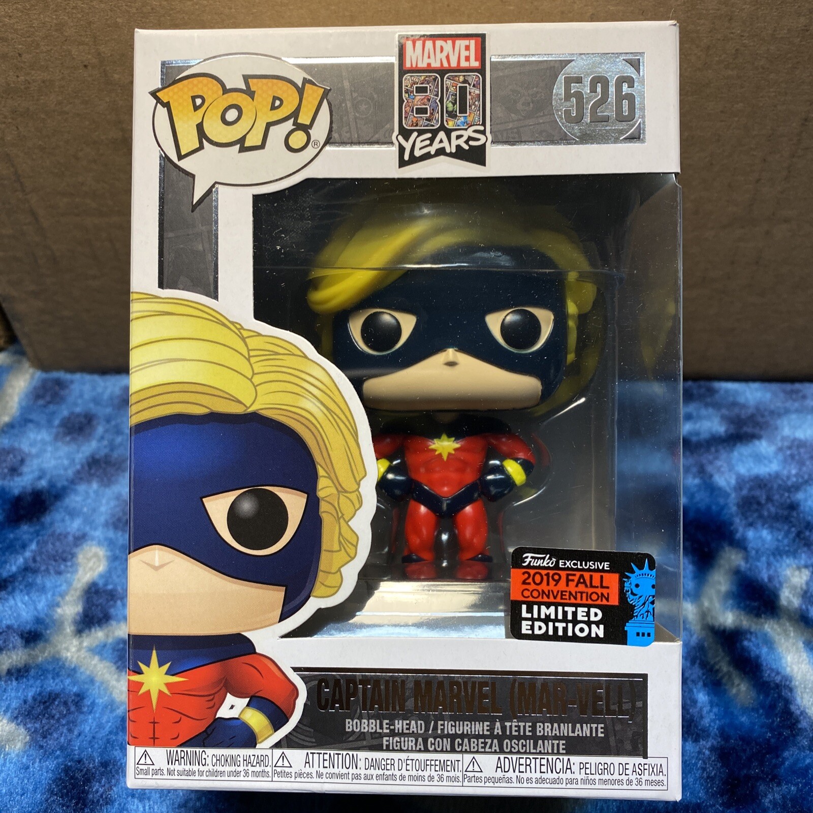 Funko Pop Heroes: Marvel Comics - Captain Marvel (Mar-Vell) Vinyl Figure NYCCC