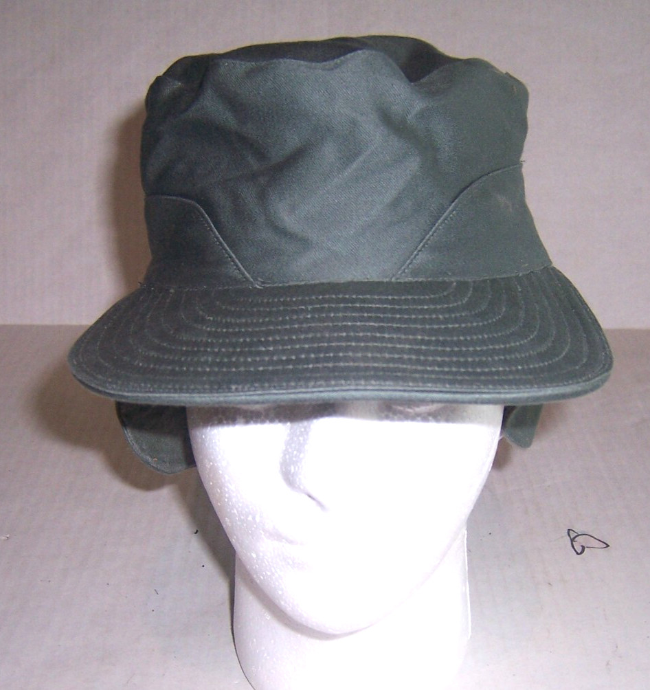 USAF US Military Field Cap Heavy Sz 7  korean war Vintage 1950s very nice hat