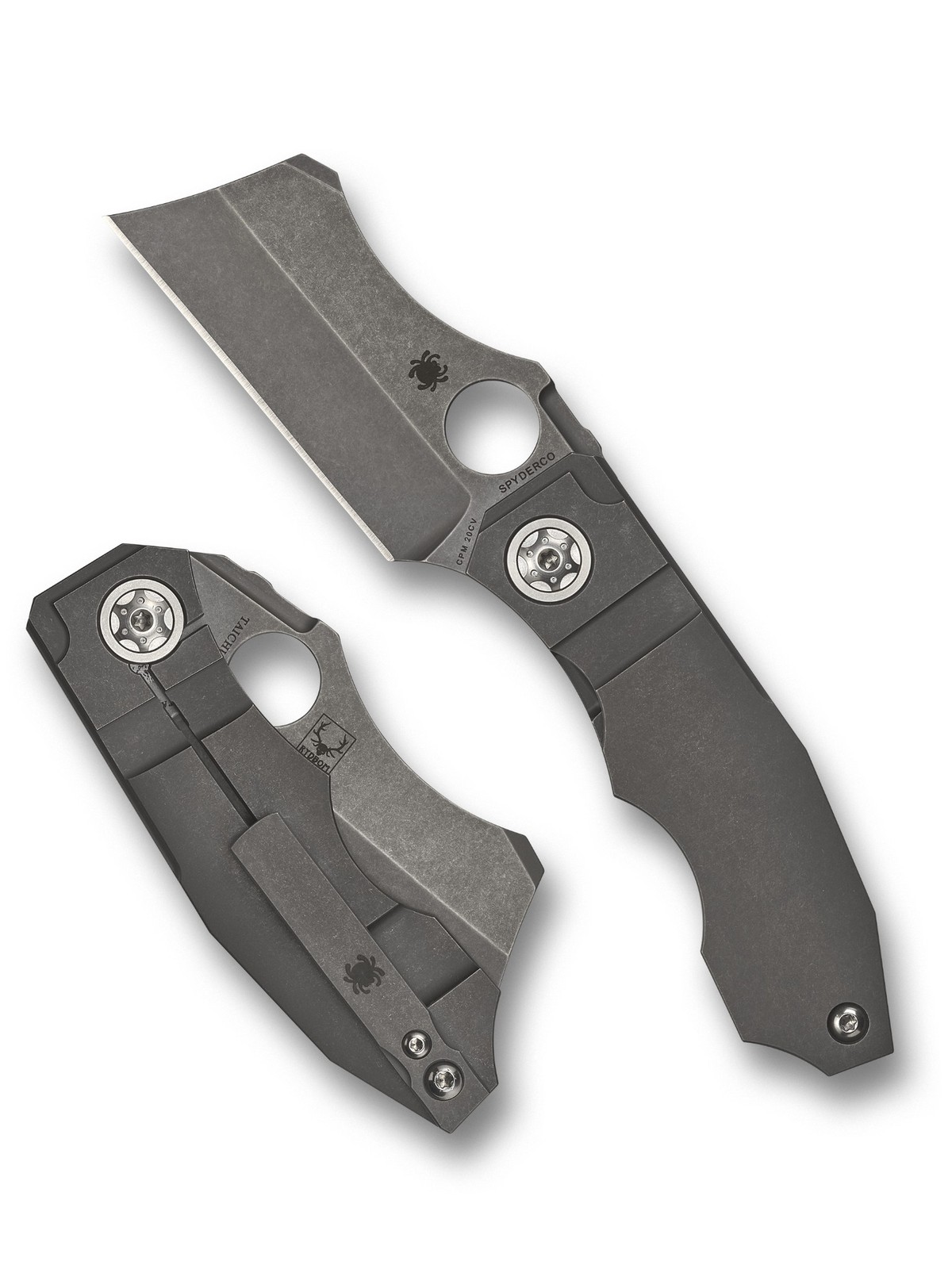 Spyderco Stovepipe Knife C260TIP Stonewash 2.78\