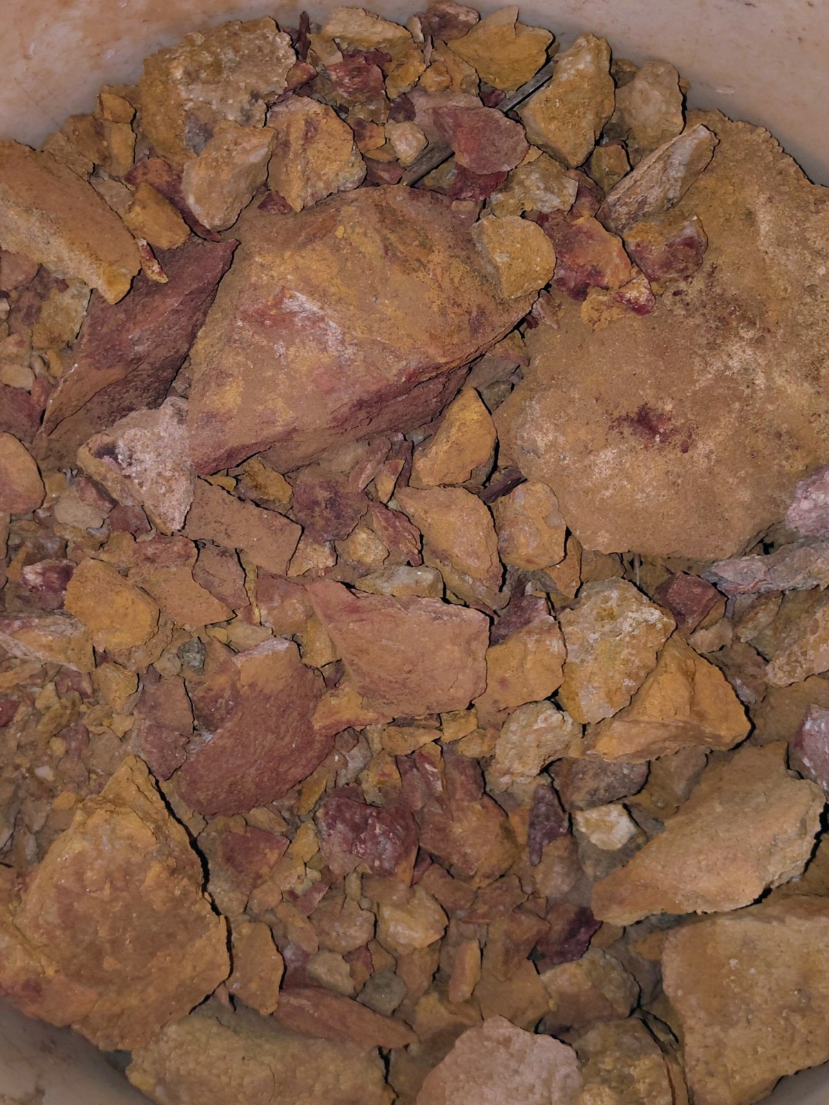 50 Pounds Of rock size gold ore