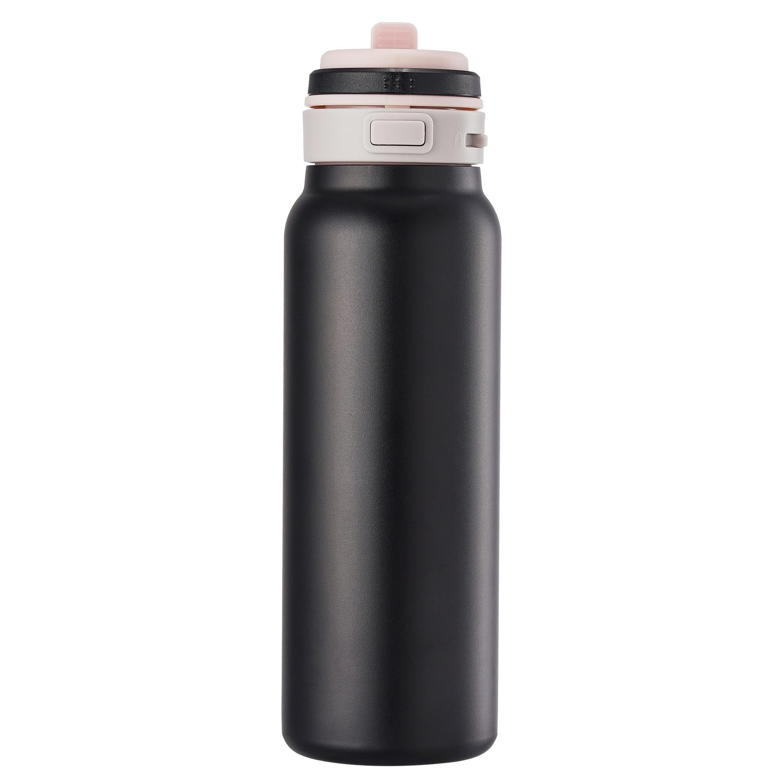Fijinhom 24 oz Insulated Water Bottle, 2-in-1 Stainless 24 Ounces, Black Fijinhom 24 oz Insulated Water Bottle, 2-in-1 Stainless 24 Ounces, Black