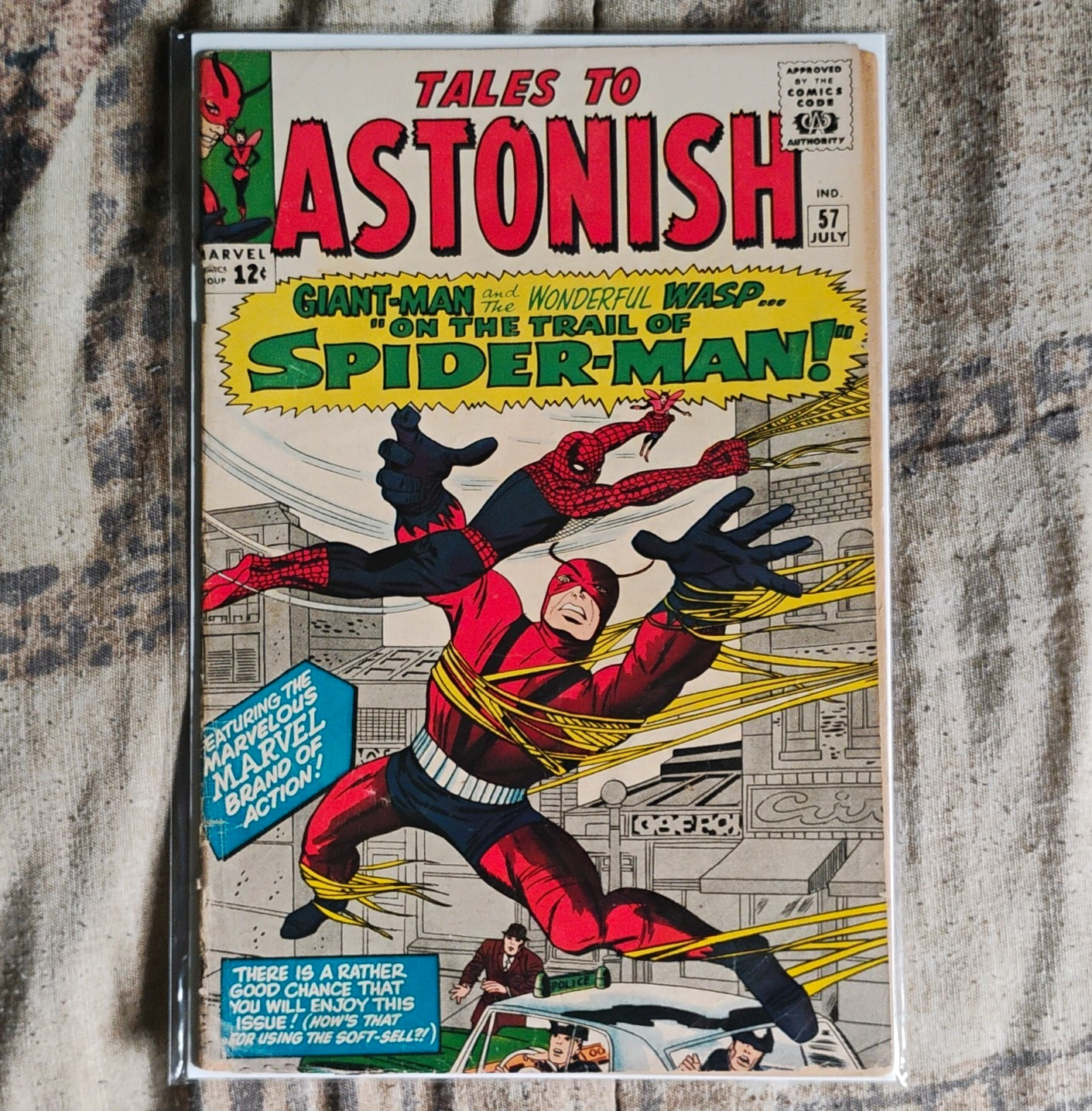 Marvel Tales to Astonish #57 July On the Trail of Spider-Man Stan Lee Kirby
