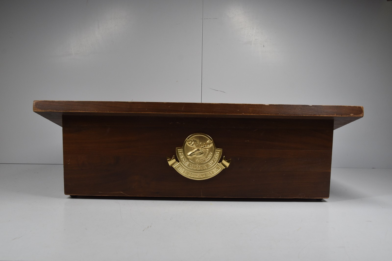 Vintage Royal Order of Moose Wooden Podium Pulpit Ceremony Stand Quota Award