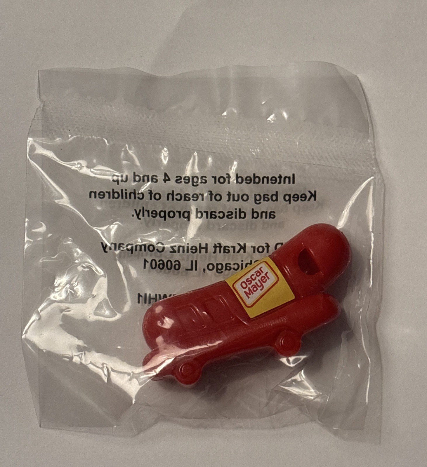 Oscar Mayer Wiener Mobile Whistle SEALED NEW