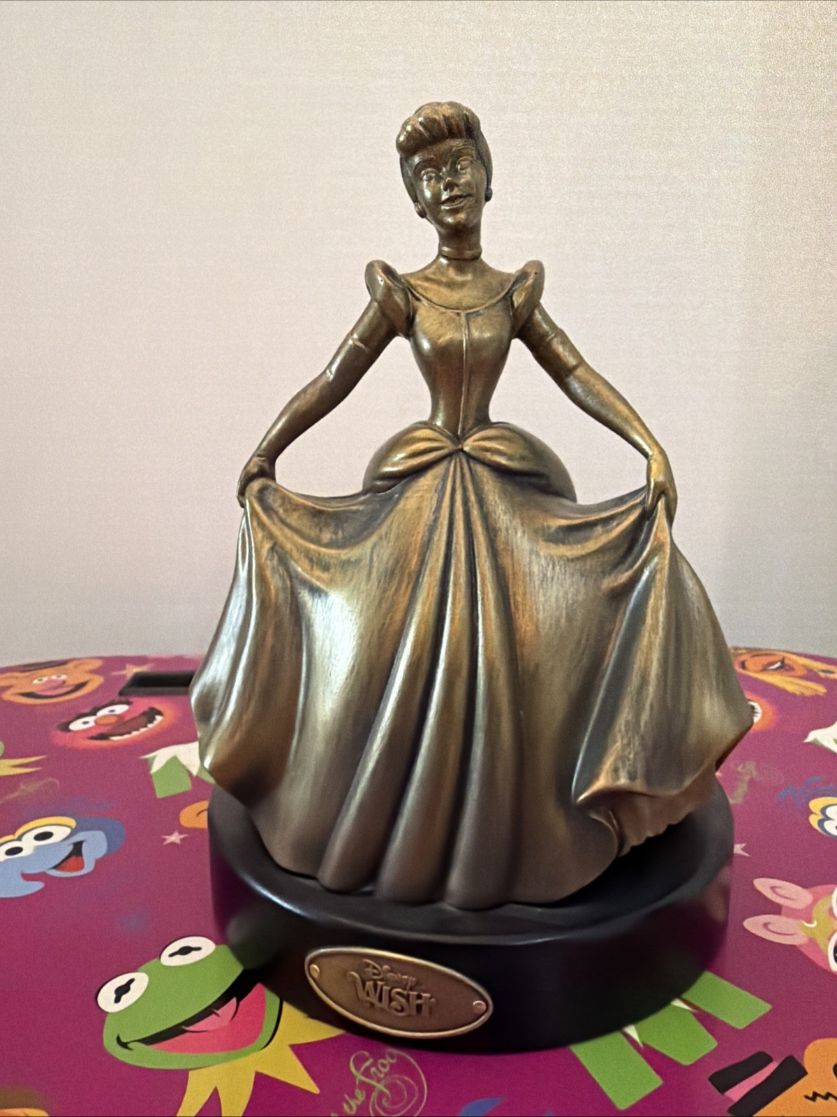 DCL Disney Cruise Line WISH CINDERELLA Atrium Statue Bronze