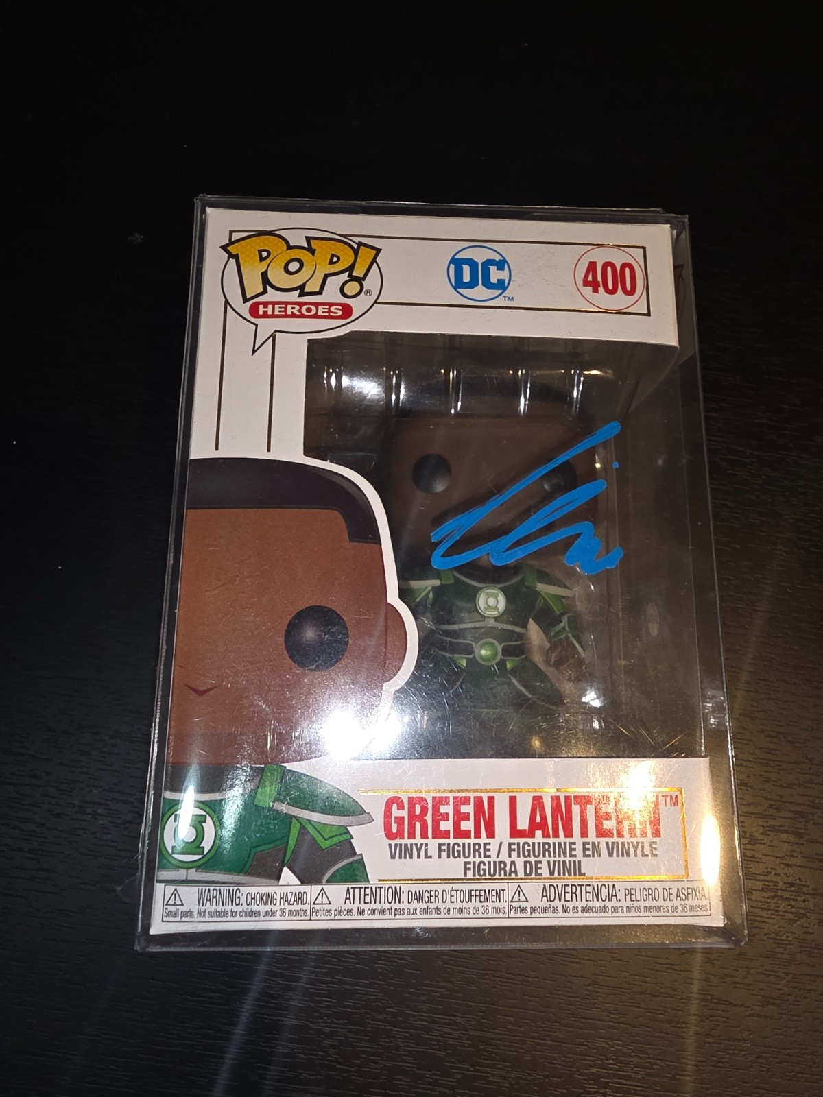 Aaron Pierre Signed DC Green Lantern Funko Pop #400 AUTO SWAU