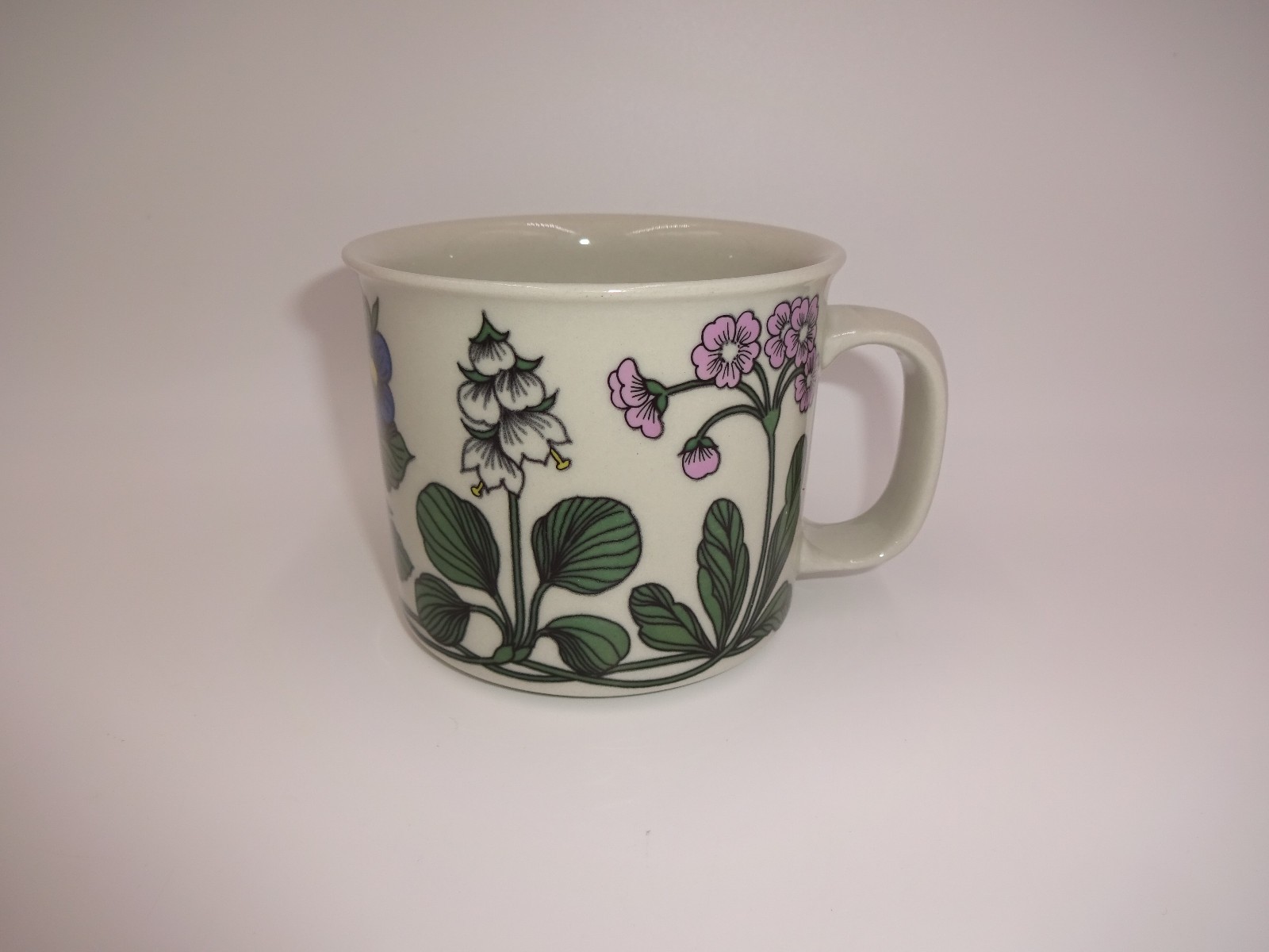 Vintage 1970s 1980s Arabia Finland Flora Mug Cup Esteri Tomula Ulla Procope