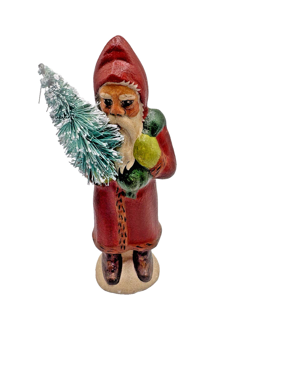 VAILLANCOURT FOLK ART SMALL FATHER CHRISTMAS 9742 RED COAT SANTA #160 DATED 1997 VAILLANCOURT FOLK ART SMALL FATHER CHRISTMAS 9742 RED COAT SANTA #160 DATED 1997