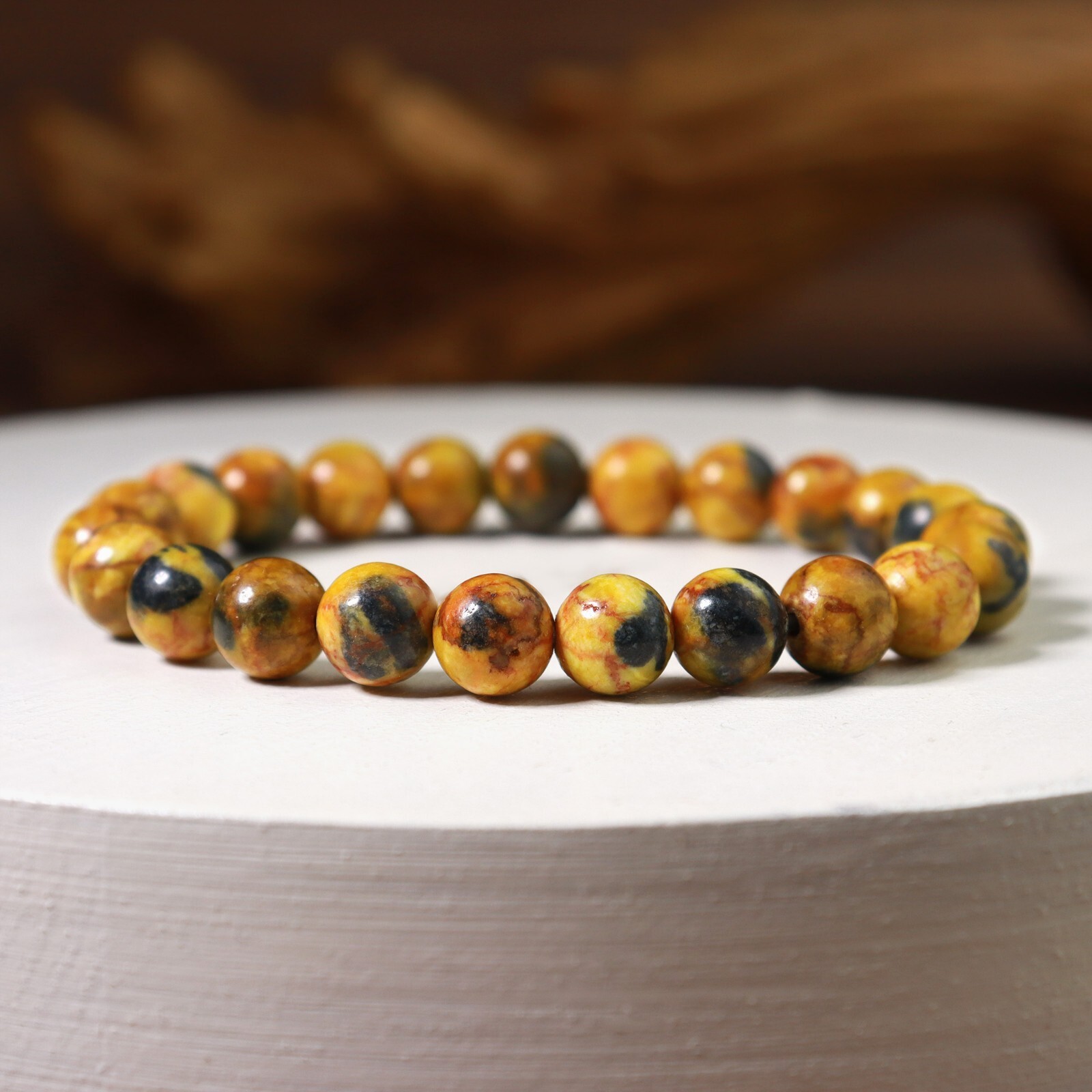 Wholesale Grade A++ Genuine Gemstone Bead Bracelets Choose from 40 Types Stone