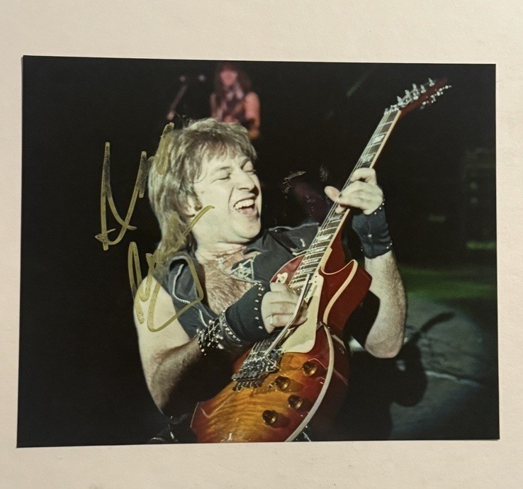ALDO NOVA SIGNED 8X10 PHOTO AUTOGRAPHED LEGENDARY GUITARIST SINGER RARE COA