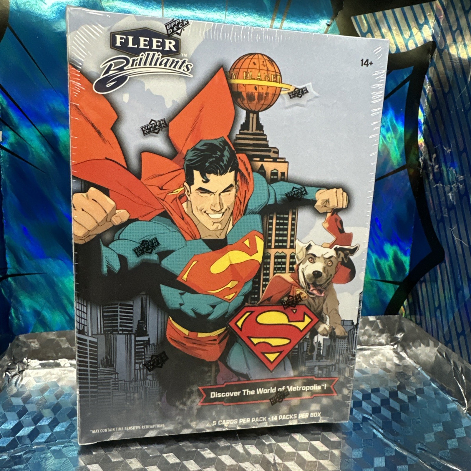 2025 Upper Deck Fleer DC Superman Brilliants Mega Box Factory Sealed