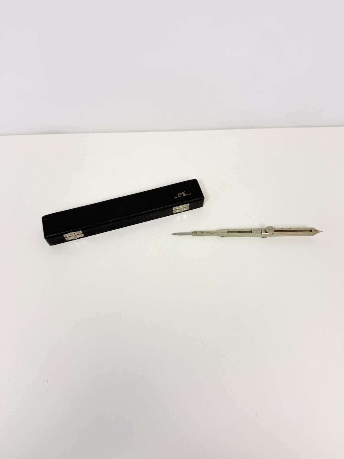 Vintage Keuffel Esser K&E Paragon Proportional Divider In Case 10\