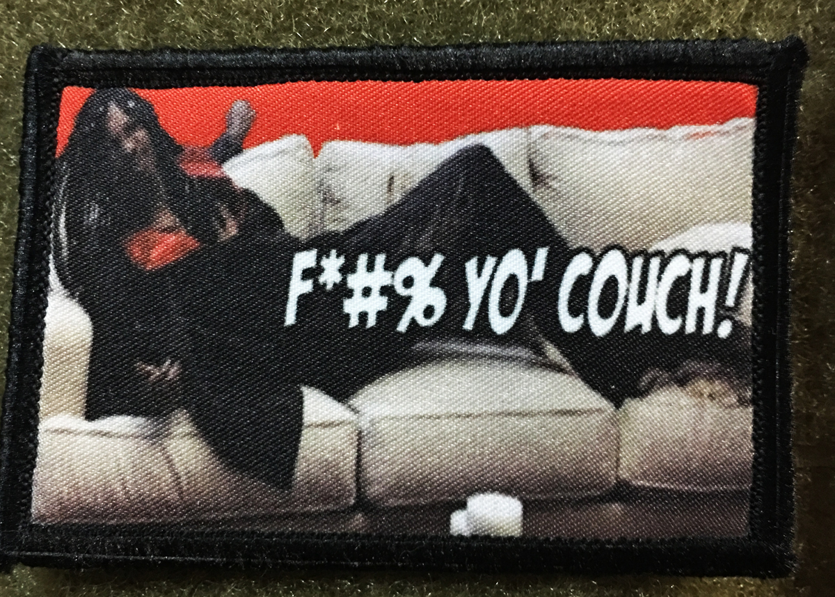 Dave Chappelle Rick James Couch Morale Patch Funny Military Tactical Army USA 