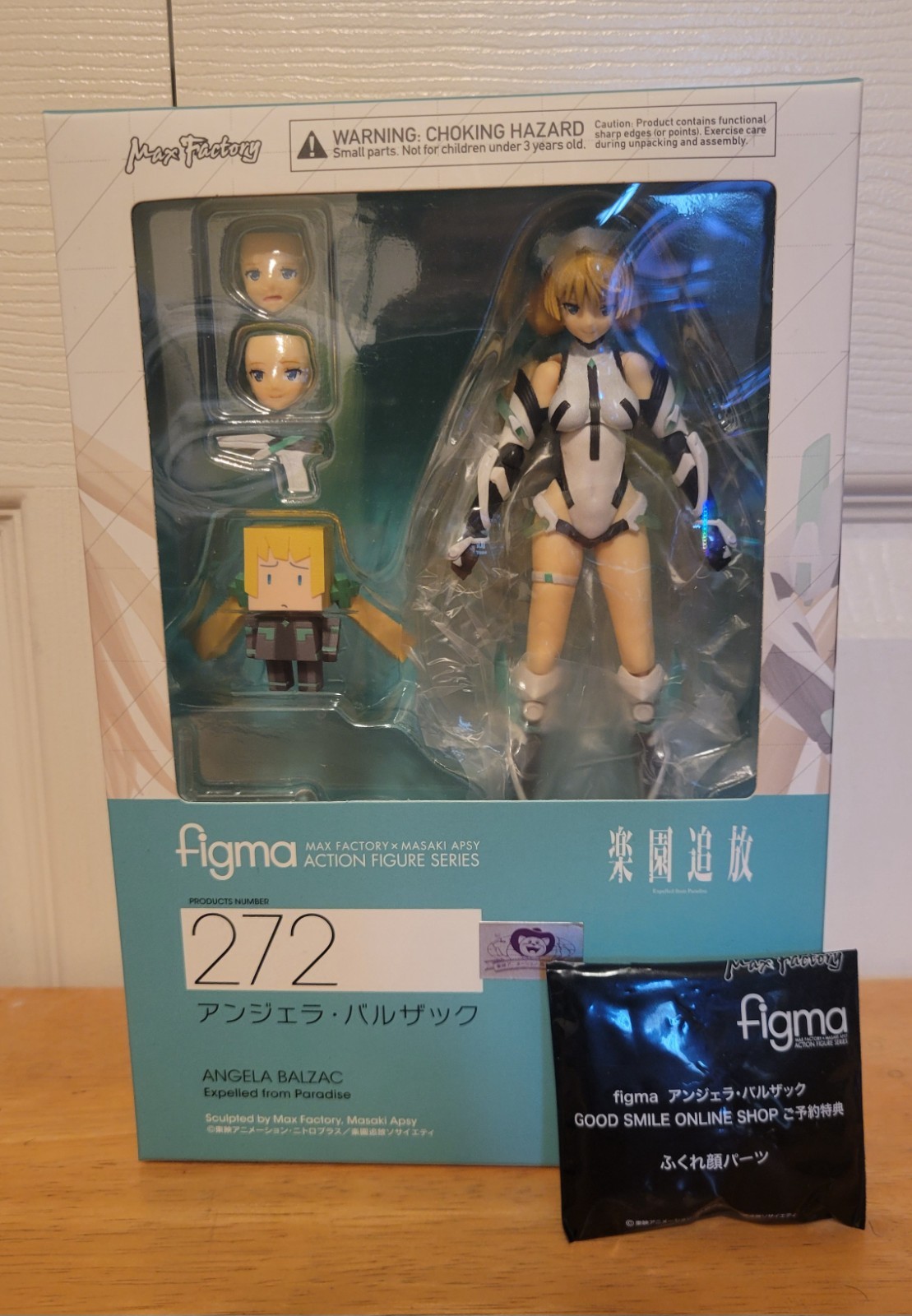 NEW Official figma 272 Expelled From Paradise Angela Balzac w/ Pre-order Bonus