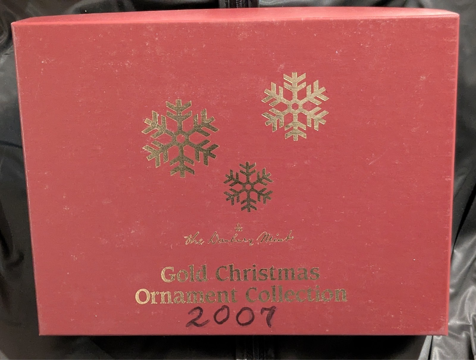 2007 Danbury Mint 23k Gold Christmas Ornament Set 13 Pc COMPLETE Box COA Leaflet