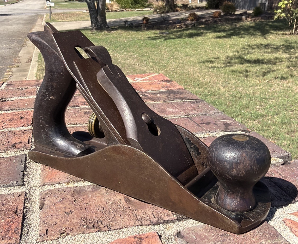 Vintage Stanley Bailey No. 4 Smoothing Bench Plane Woodworking Tool Unrestored