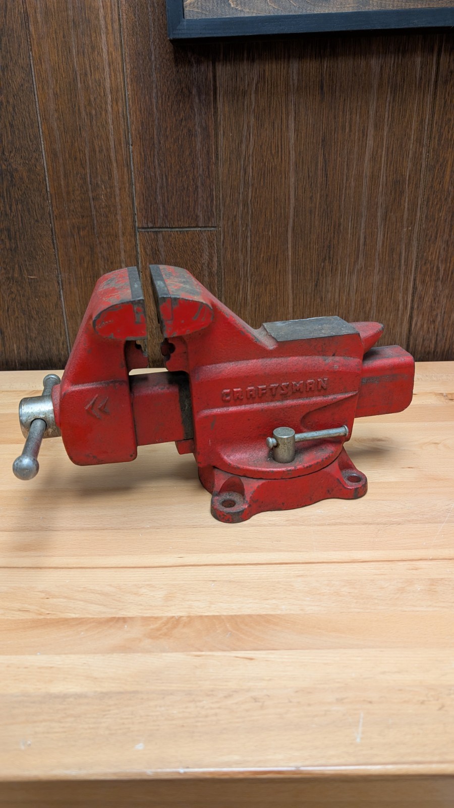 Orig Paint Clean Sears Craftsman Swivel Base 6