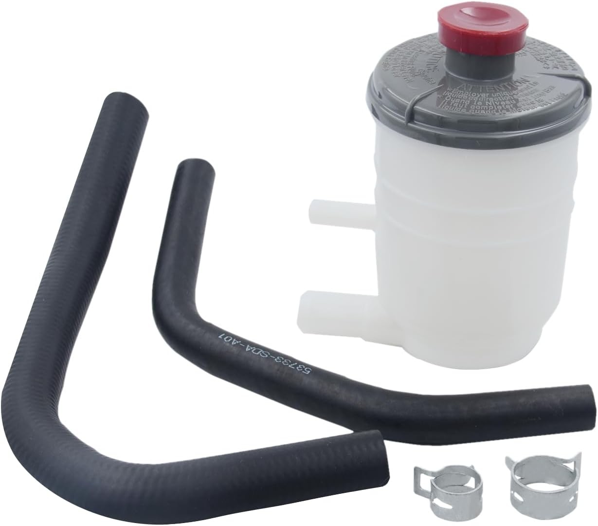 Power Steering Fluid Reservior with Suction and Return line Hose for Honda.