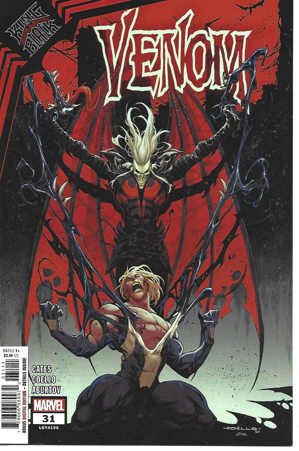 VENOM #31 IBAN COELLO COVER A MARVEL COMICS 2021 BAGGED AND BOARDED