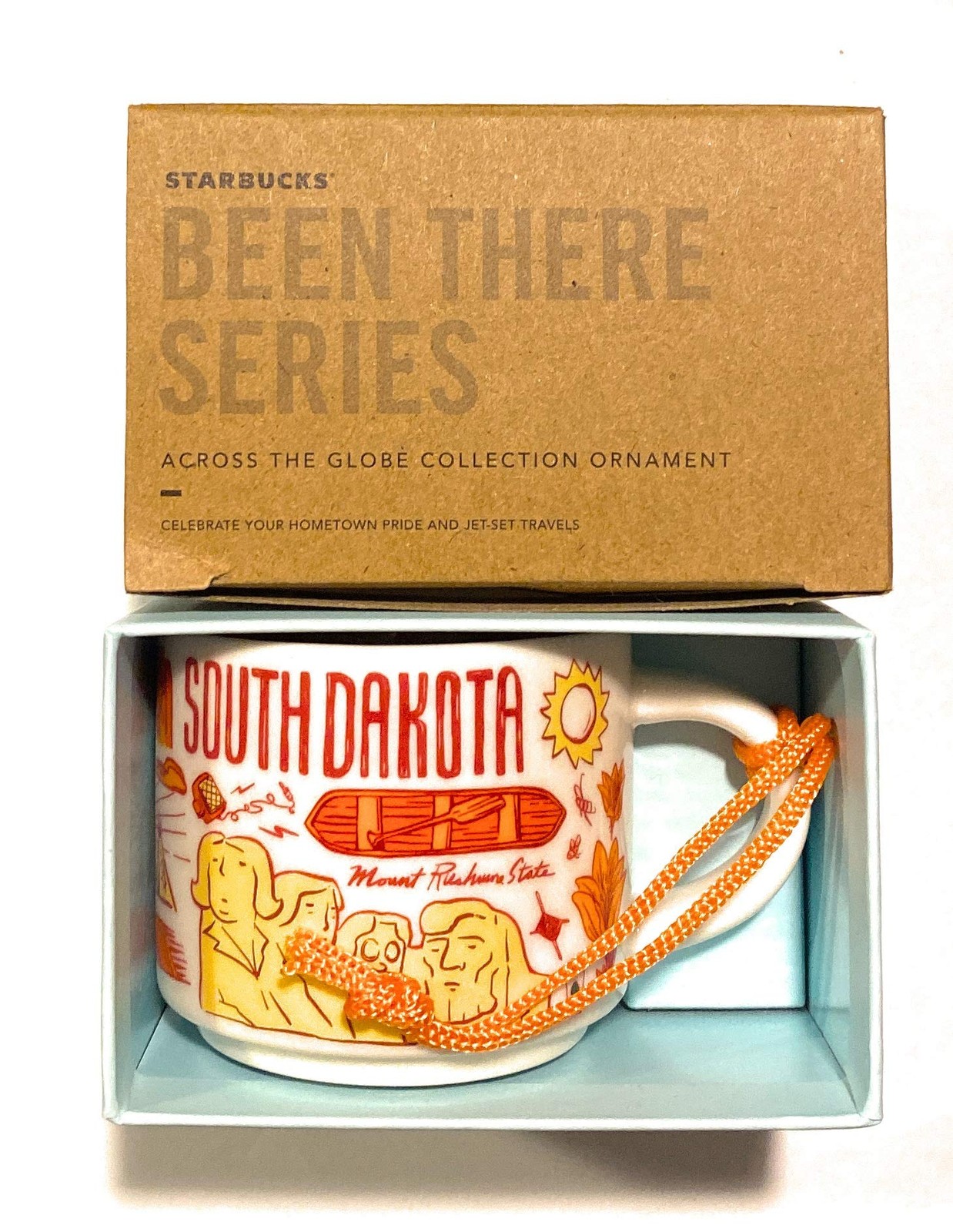 Starbucks SOUTH DAKOTA Been There Series 2 oz Mini Coffee Mug Demitasse Ornament