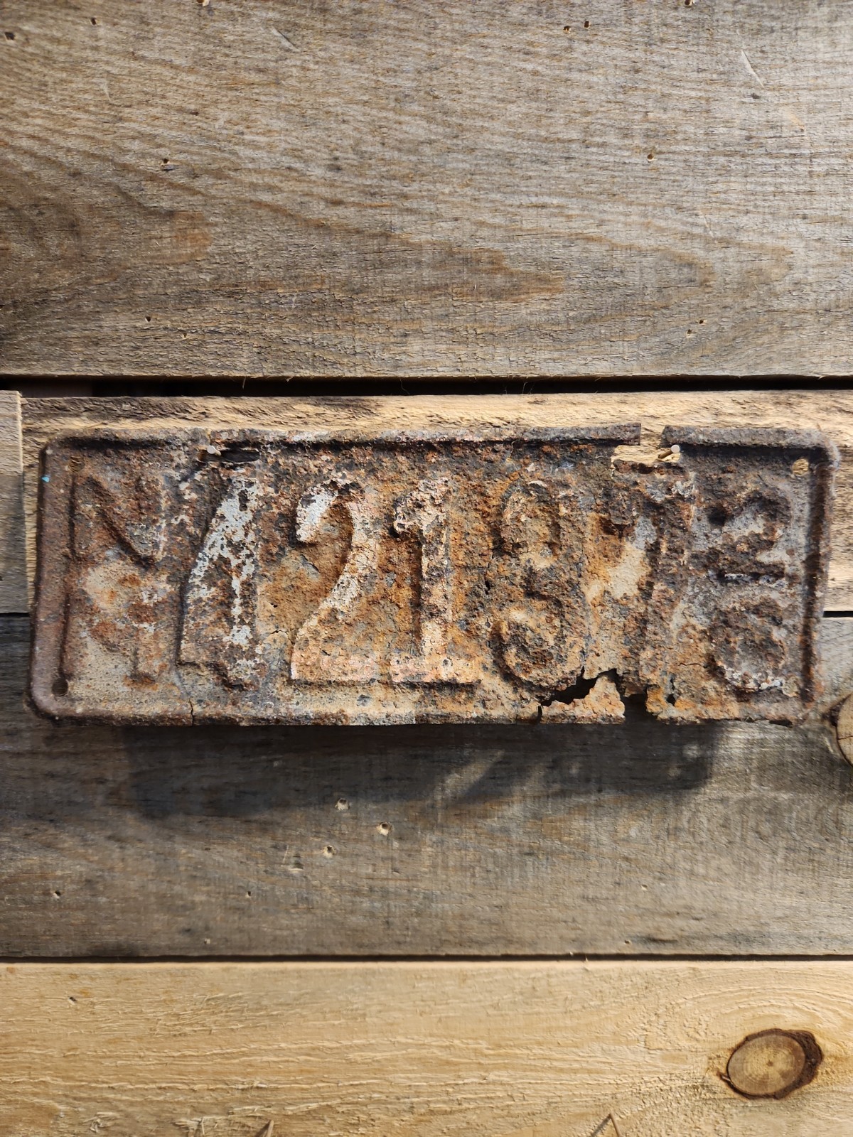 1926 New Mexico License Plate #42137