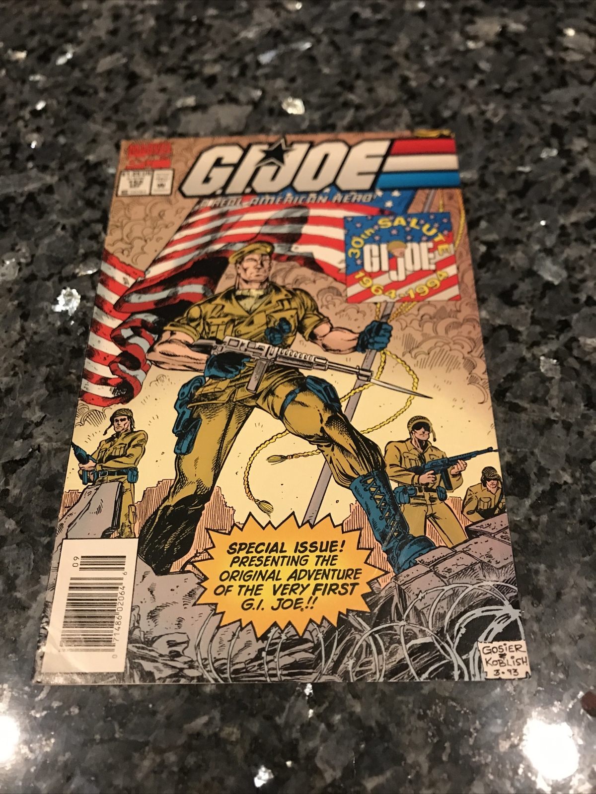 G.I. JOE, A REAL AMERICAN HERO #152 LOW PRINT RUN 1994 MARVEL NEWSSTAND VARIANT