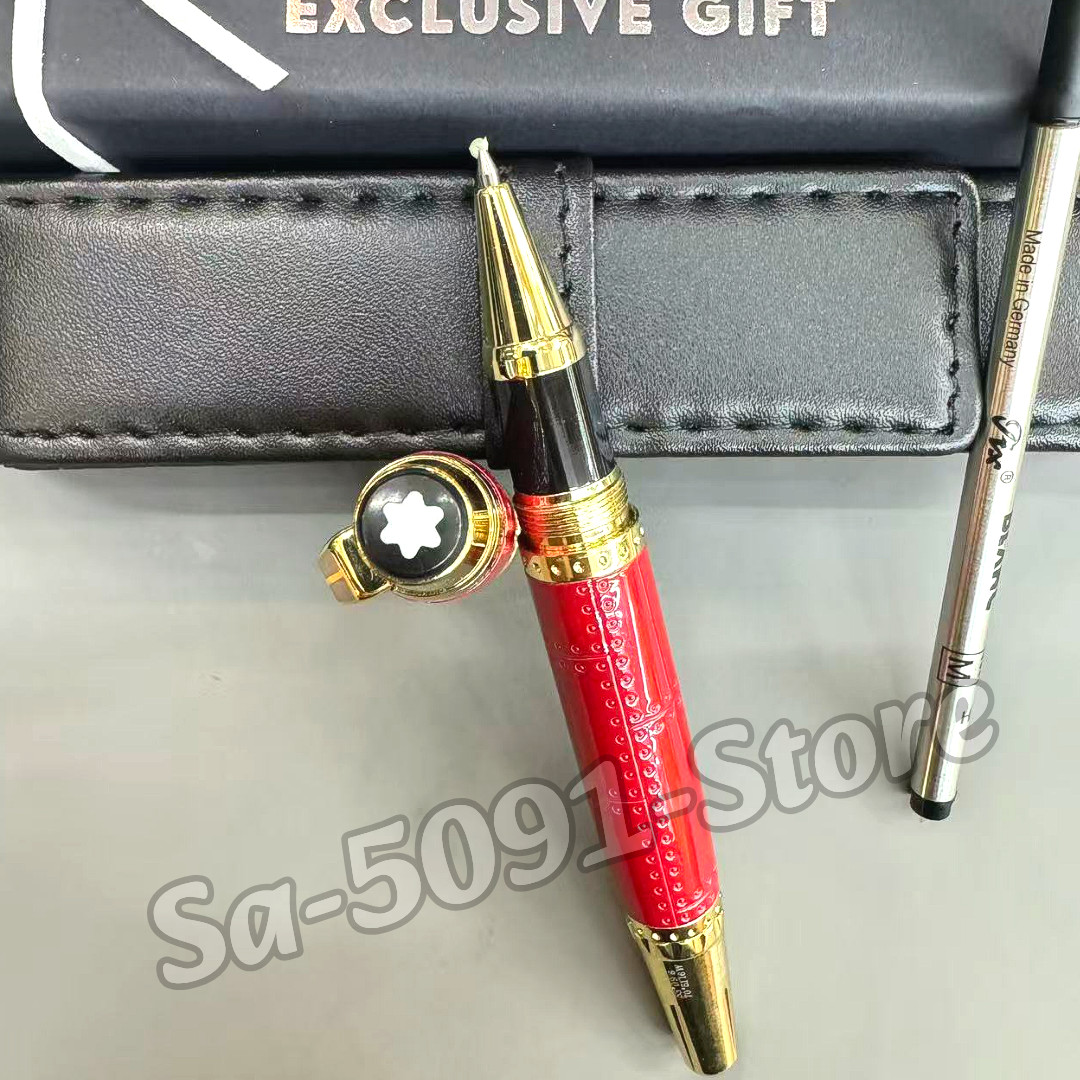 MONTBLANC Writers Edition Antoine de Saint-Exupéry Red Rollerball Pen Rare