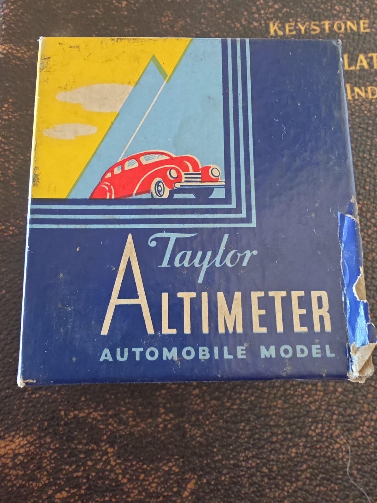 Vintage 1940s Taylor Auto Altimeter Model No. 2068-C