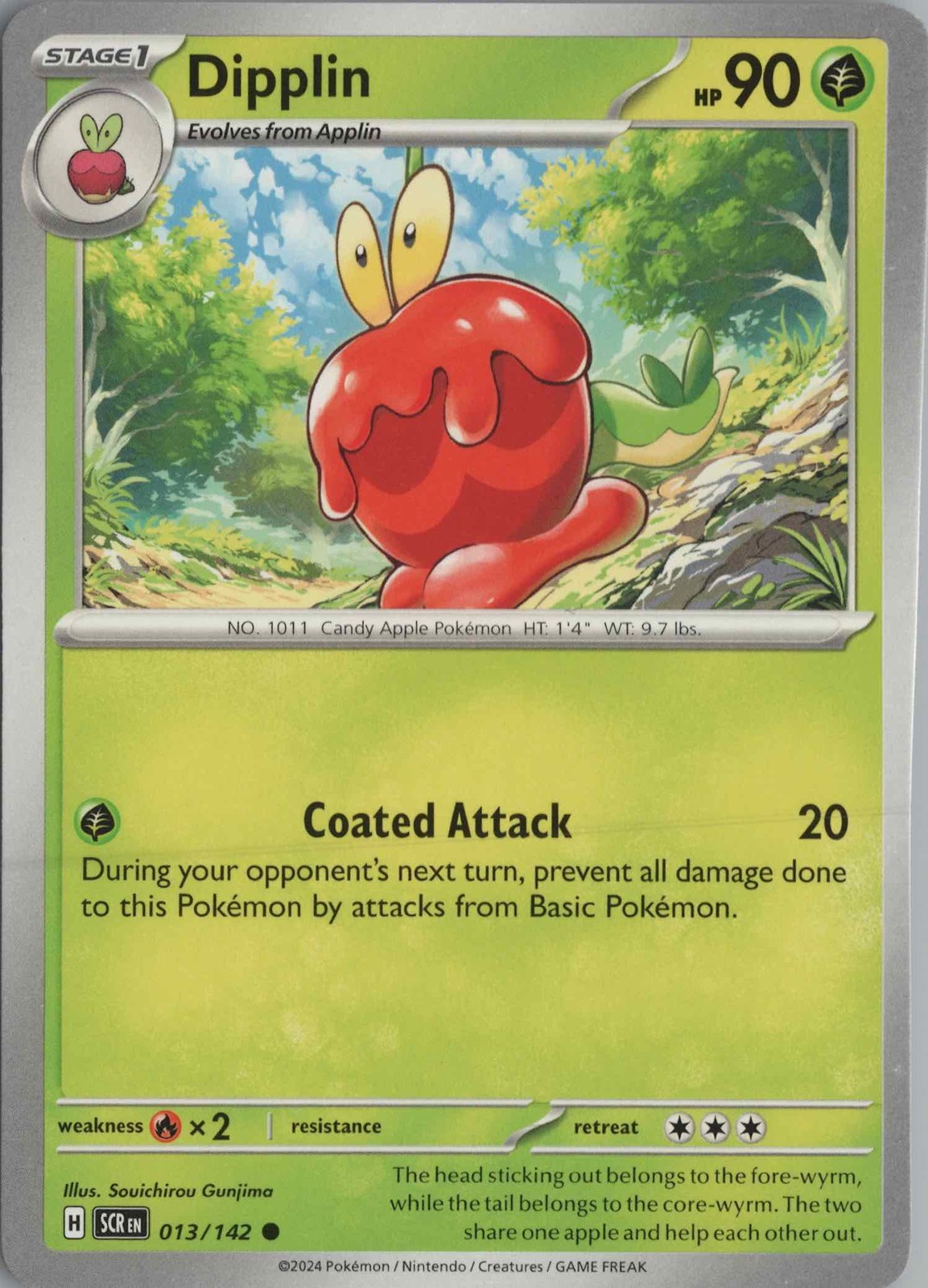 2024 POKÉMON SCARLET AND VIOLET 151 #13 DIPPIN SPECIAL ILLUSTRATION RARE