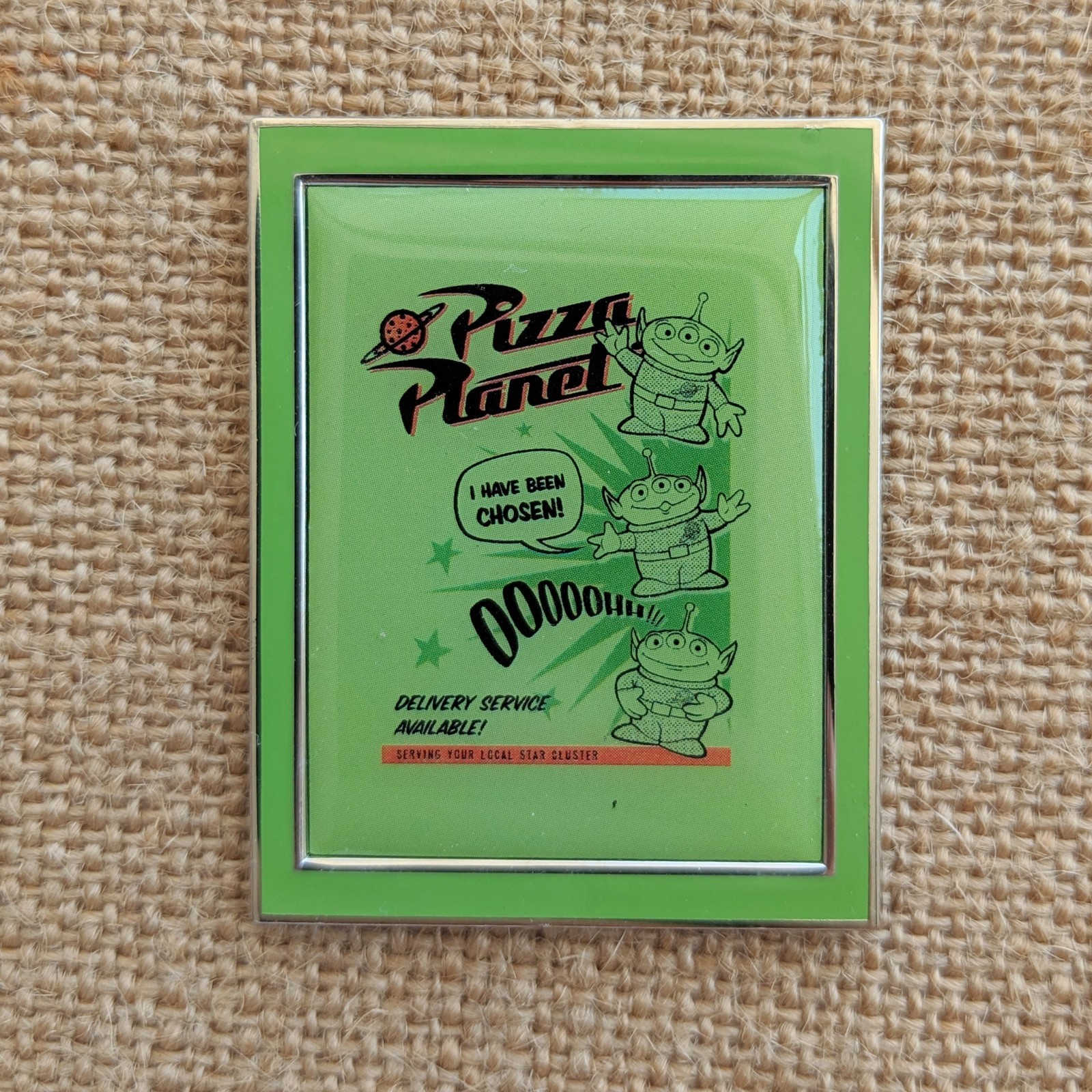 Pizza Planet Little Green Men Poster Pin 2019 Disney Toy Story 4 Aliens OE