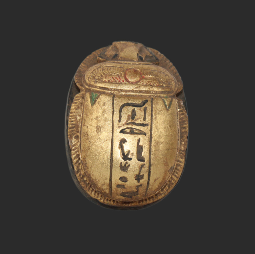 UNIQUE PHARAONIC ANCIENT EGYPTIAN SCARAB HIEROGLYPHS Protection Handmade Amulet
