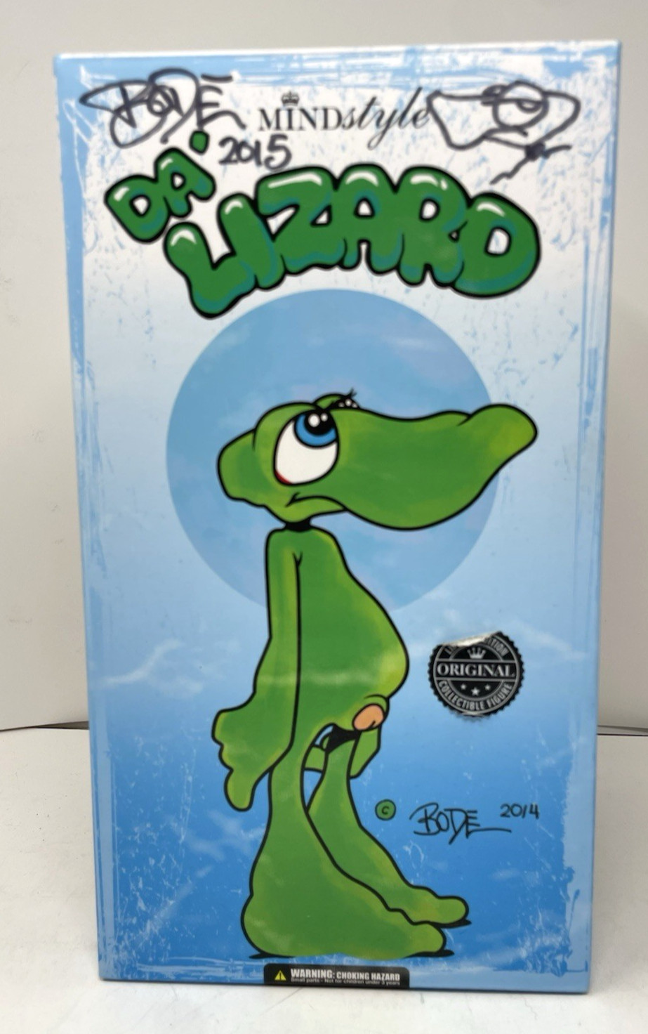 2014 MINDstyle Vaughn Bode Da' Lizard Mark Bode Signed Sketch Drawing Got it on