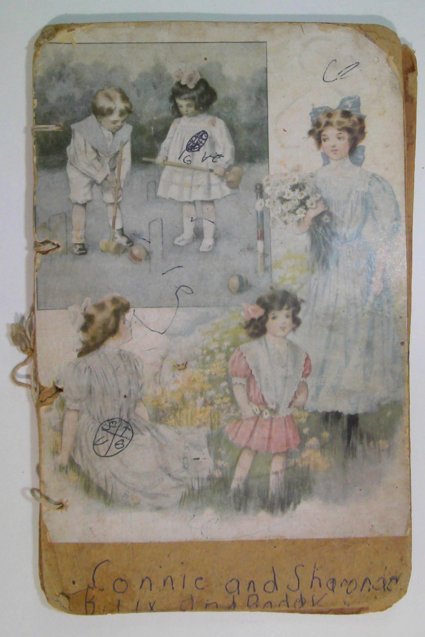 Antique 1910s Handmade Scrapbook Album Children Ads Ephemera GOLD DUST FAIRBANK Antique 1910s Handmade Scrapbook Album Children Ads Ephemera GOLD DUST FAIRBANK