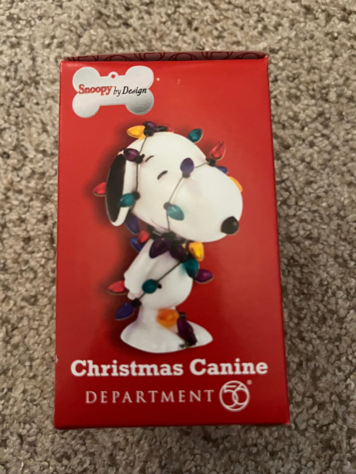 Dept 56 Peanuts Snoopy Christmas Canine Figurine Snoopy by Schulz NIB 4030870