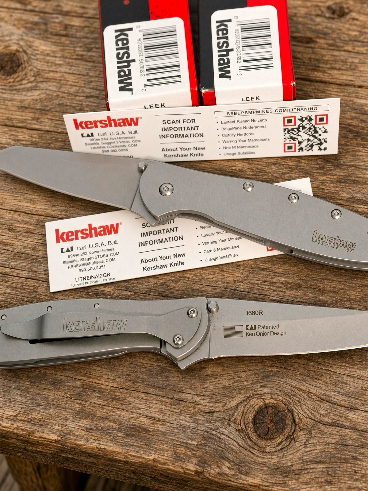 Kershaw Leek 1660R Random Reverse Tanto AUTHENTIC
