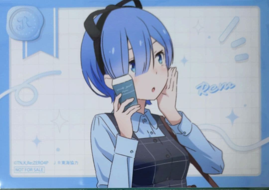 Re:Zero Oshi-Tabi Purchase Bonus Promotional giveaway Bromide Rem