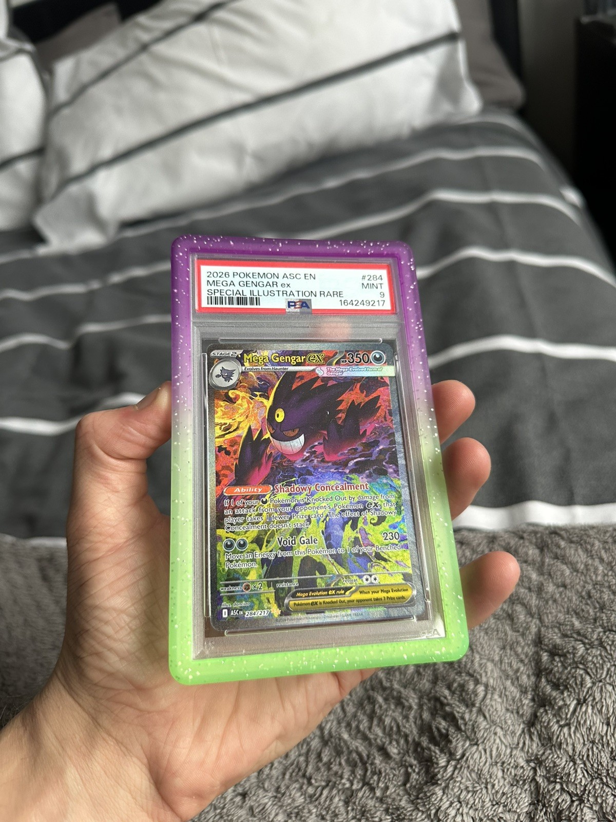 Pokémon TCG Ascended Heroes Mega Gengar Ex #284 Mint PSA 9