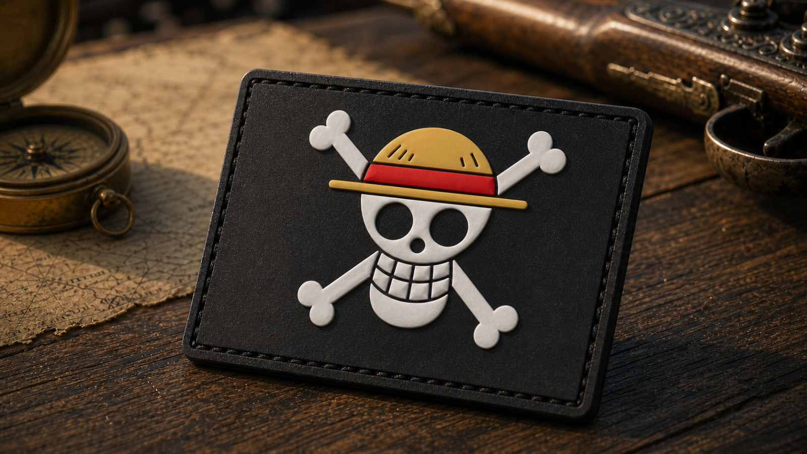One Piece - Jolly Roger - 3D Rubber Patch