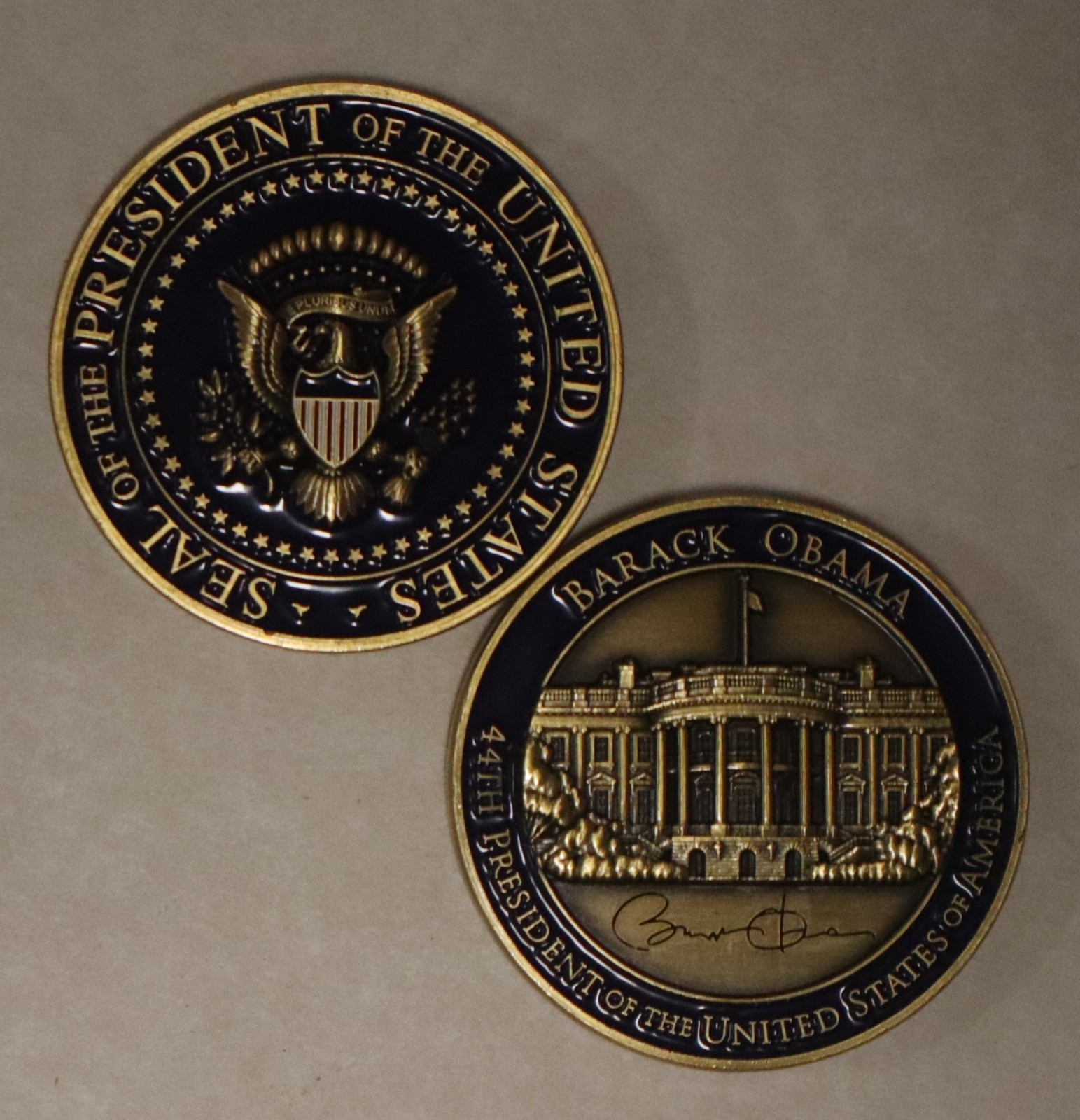 44th President of the United States Barack H. Obama Challenge Coin