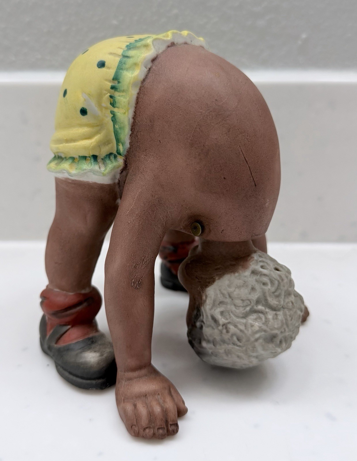 Vintage Ardalt Japan Hand Painted Porcelain Peek a Boo Nodder # 6529